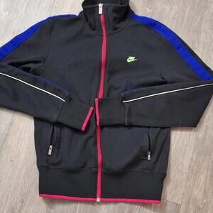 Nike Sportswear Retro Women's Neon Trimmed Black Track Jacket